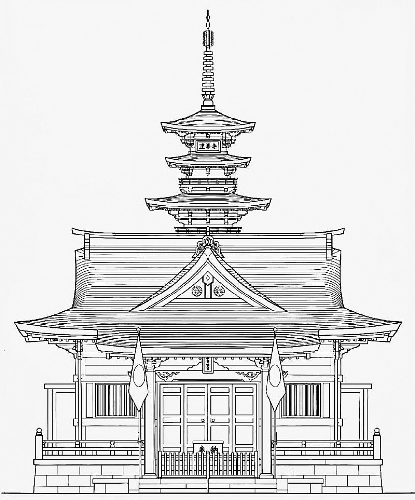 長崎県忠霊塔図面（作成：神　葵）